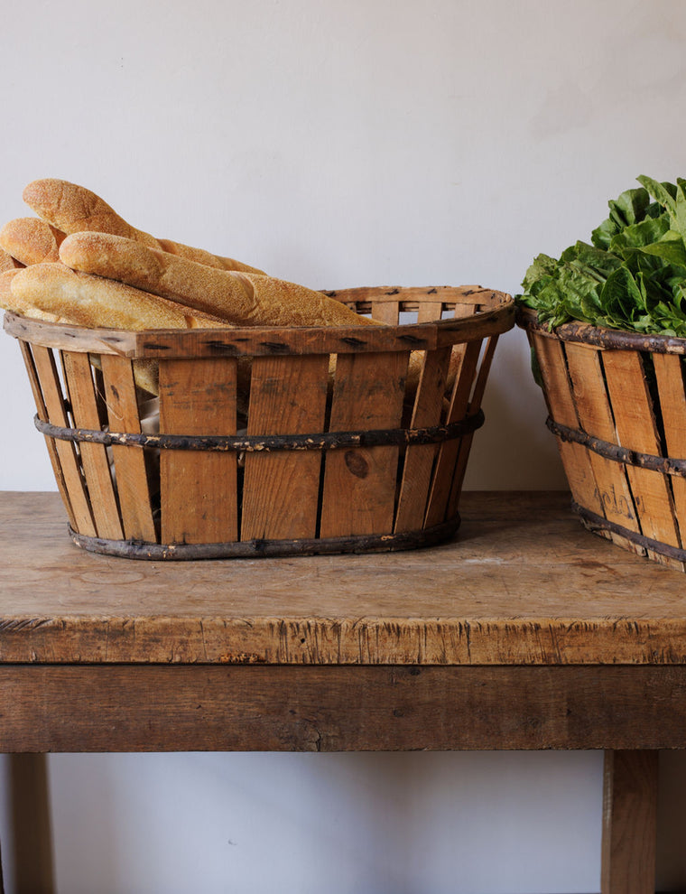 Antique Apple Basket
