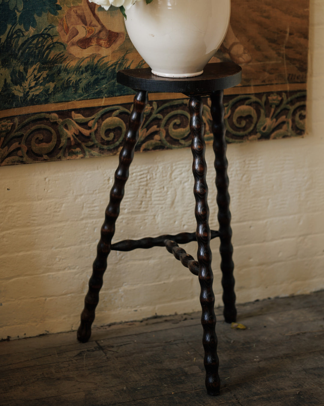 Tall Demi Lune Bobbin Stool