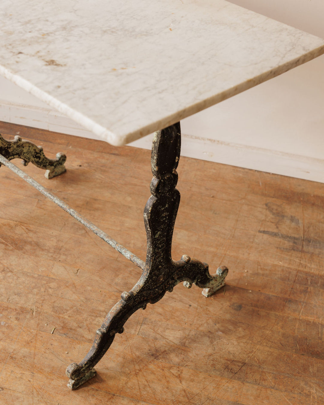 Antique Marble Bistro Table