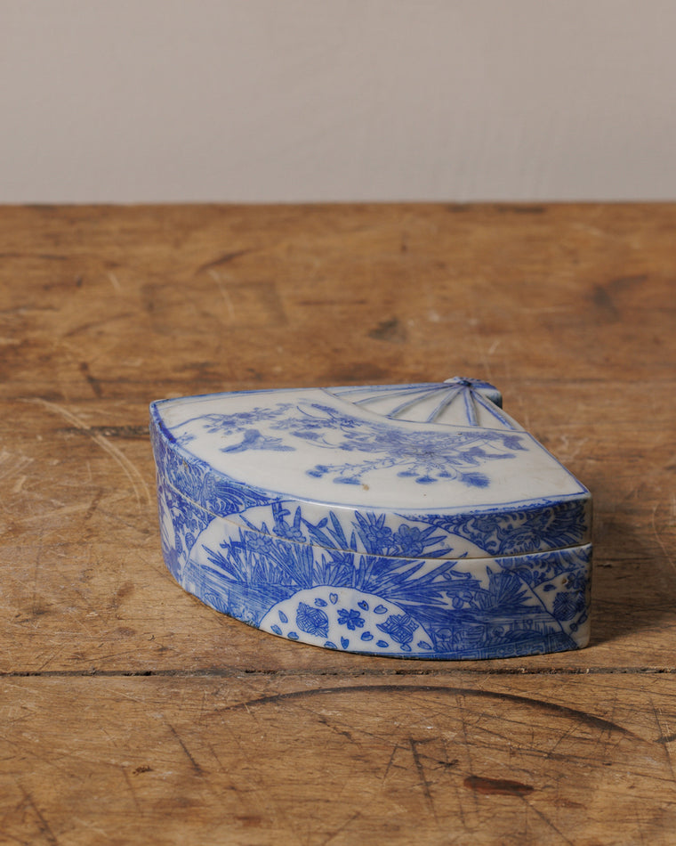 Chinoiserie Fan Jewelry Box