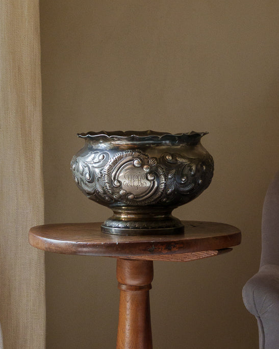 Large Silver Pot