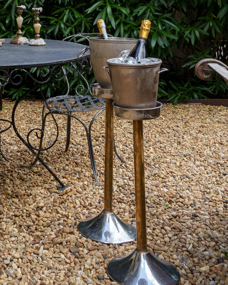 Silver Champagne Bucket with Stand