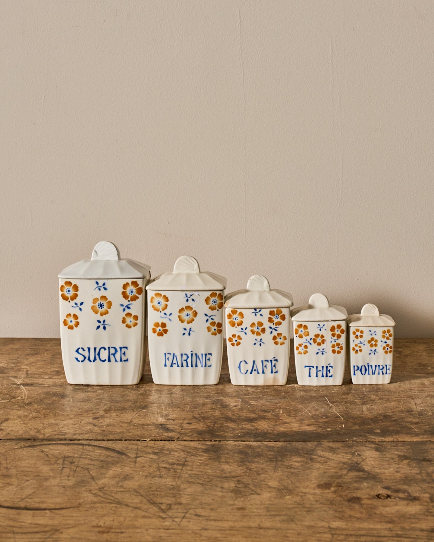 French Canister - Set of 5