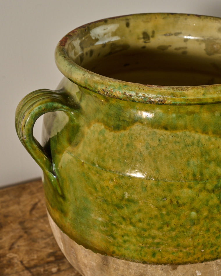 Rare Green Confit Pot