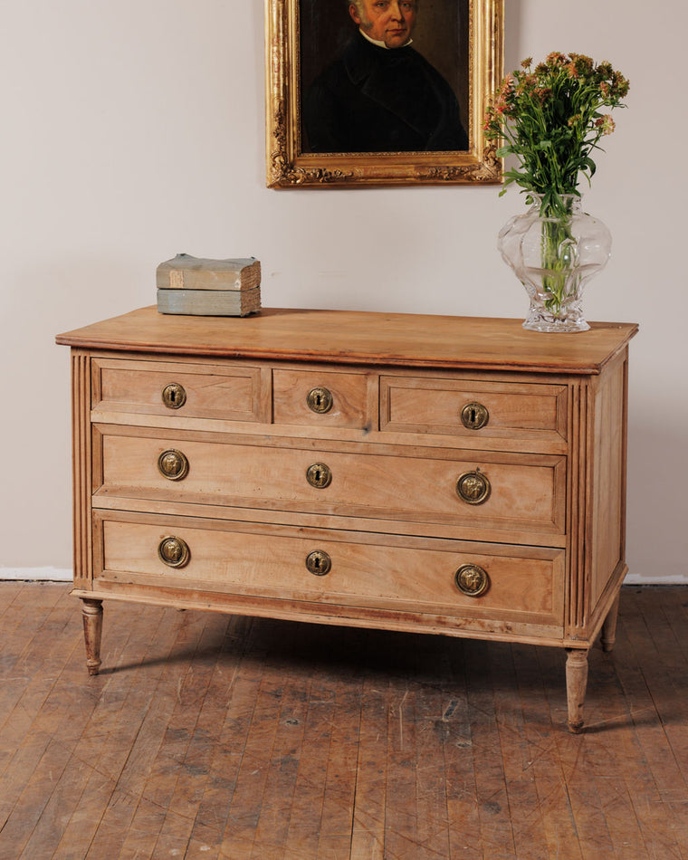 French Louis XVI Oak Commode