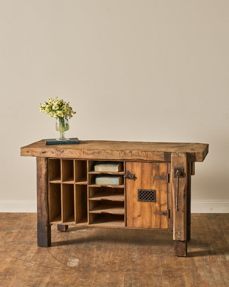 Rare Carpenters Restored Workbench