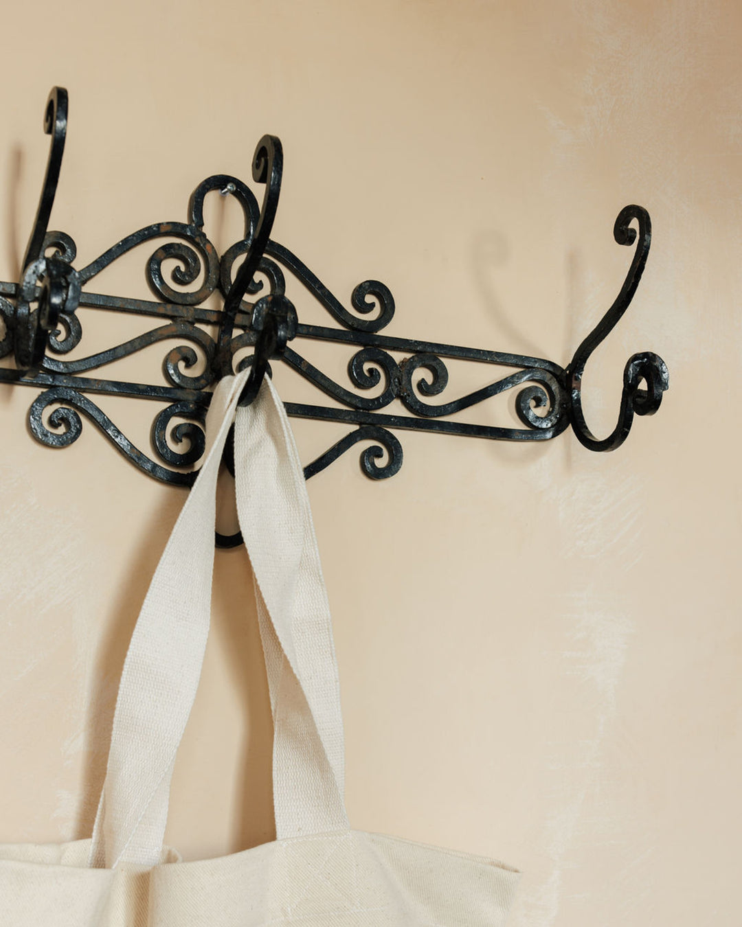 Iron Scroll Coatrack
