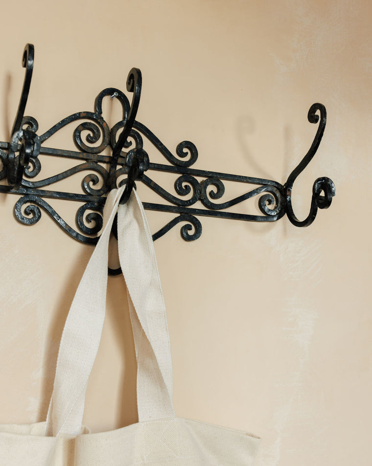 Iron Scroll Coatrack