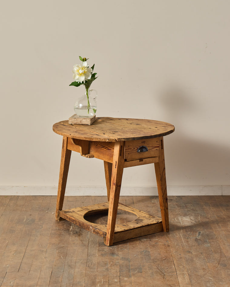 French Folding Side Table