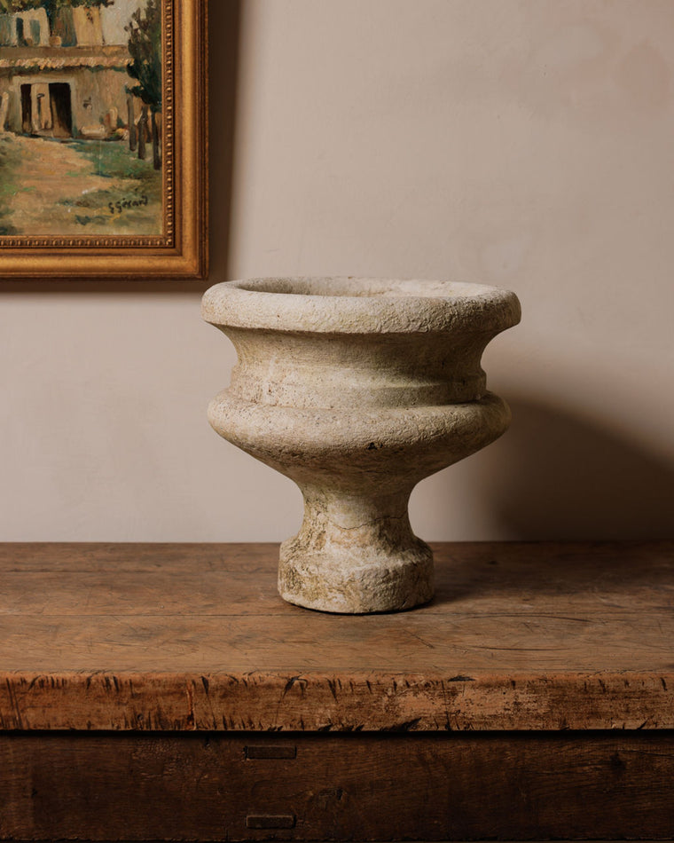 Stone Pedestal Trough