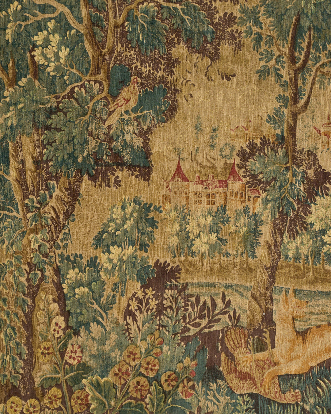 19th c Tapestry - Forêt de Lyons
