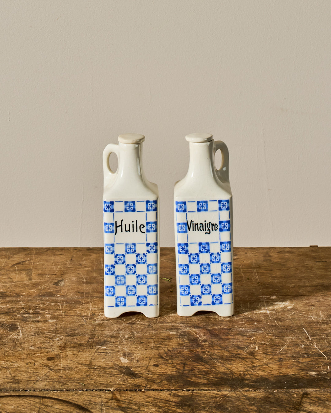 French Oil & Vinegar Canister Set