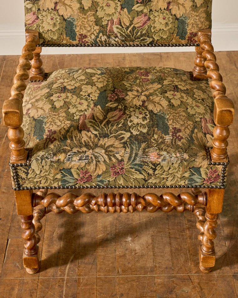 19th c. Tapestry Armchair