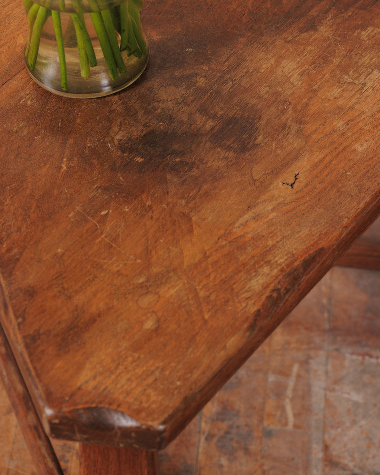 Triangle Oak Side table