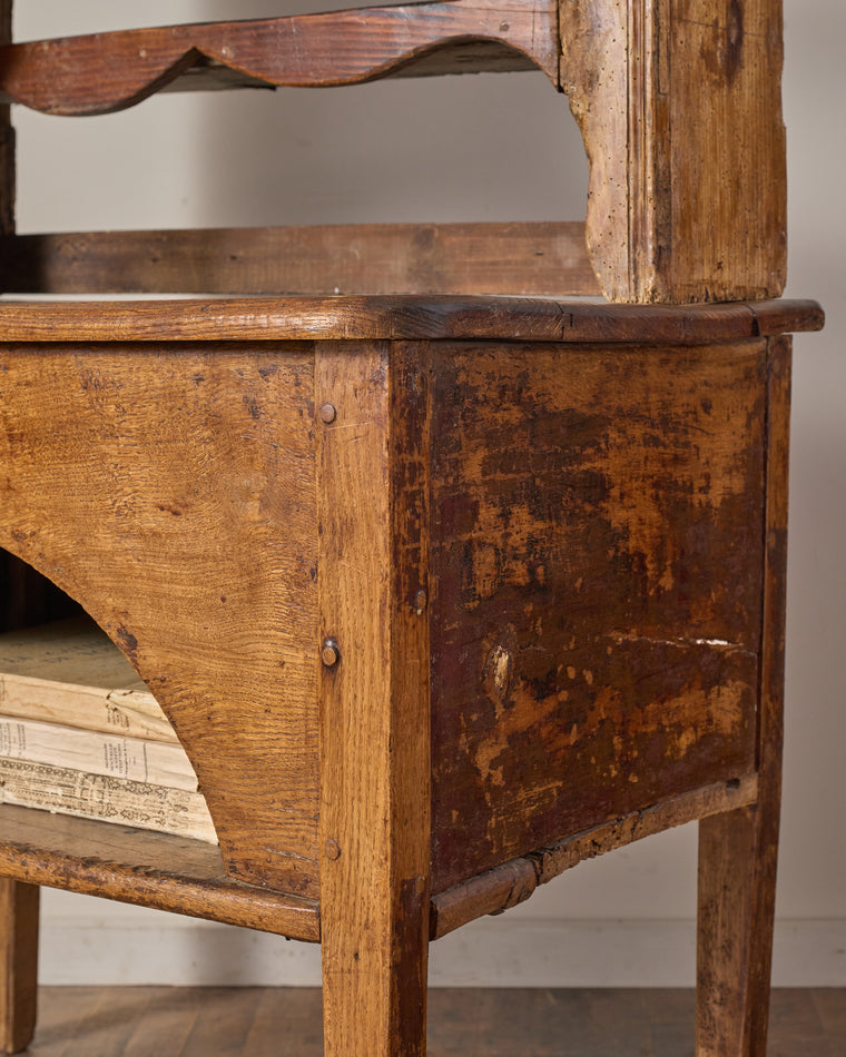 19th c. French Dish Cupboard
