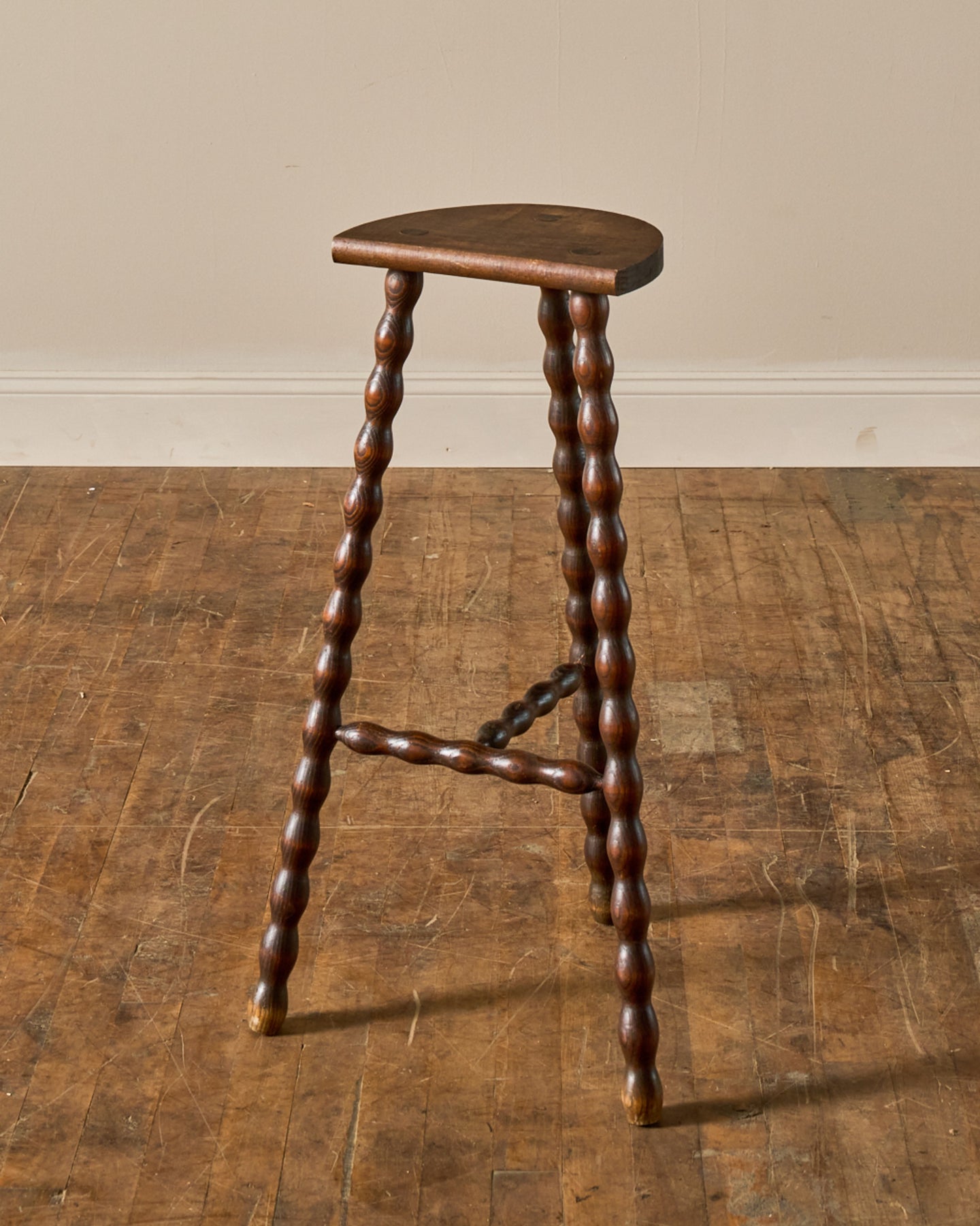 Tall Demi Lune Stool