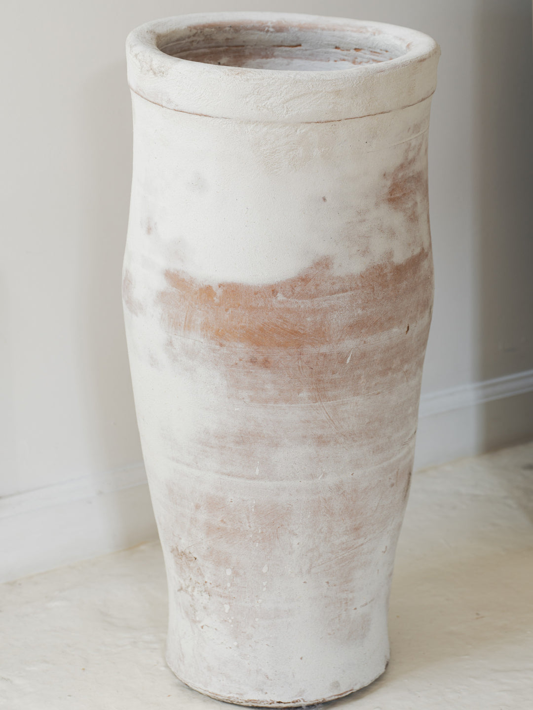 Moroccan Plaster Planter - Tall