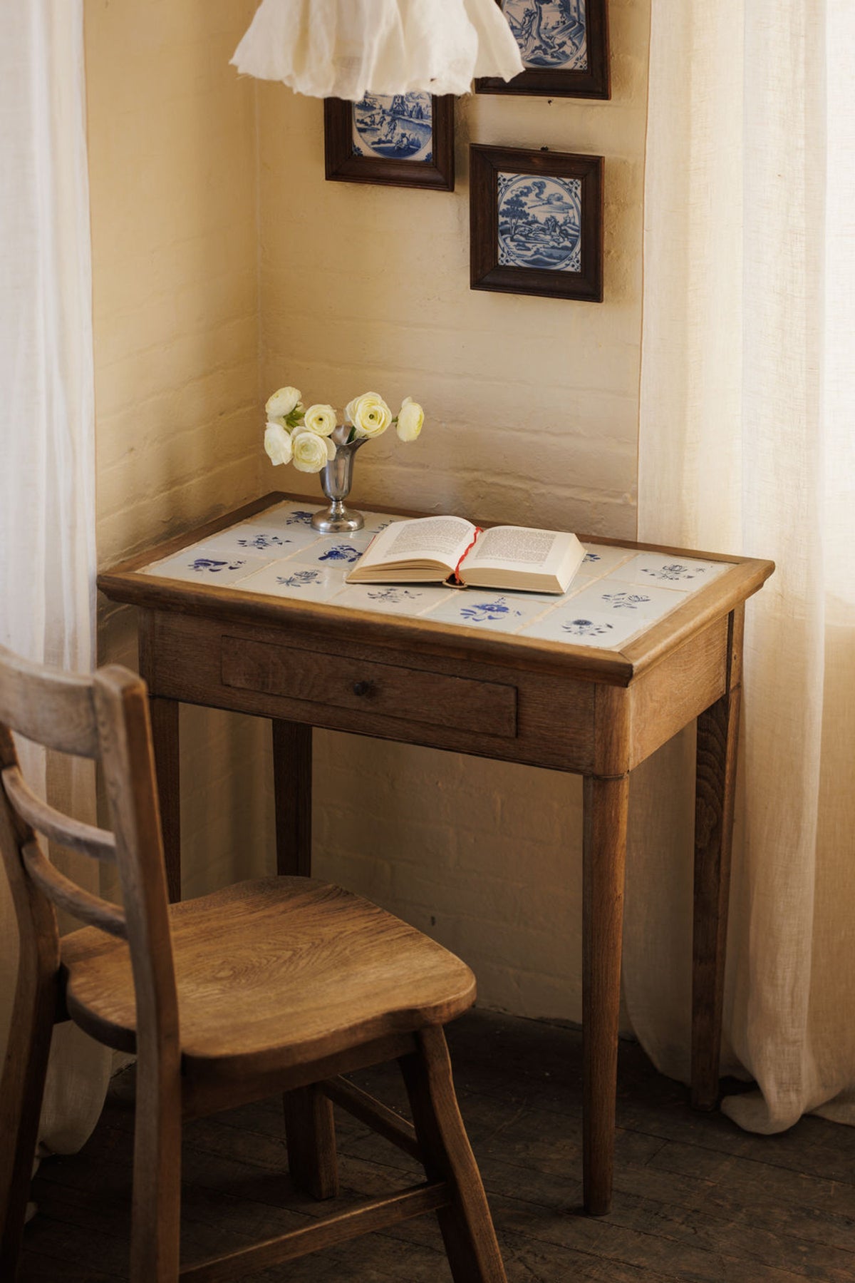 19th c. German Tiled Desk