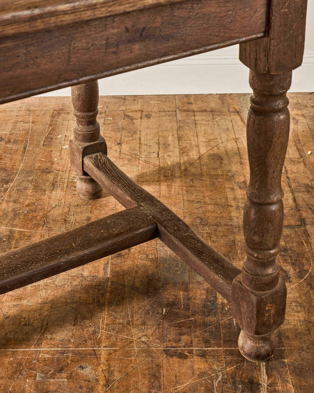 19th c. Oak Dining Table