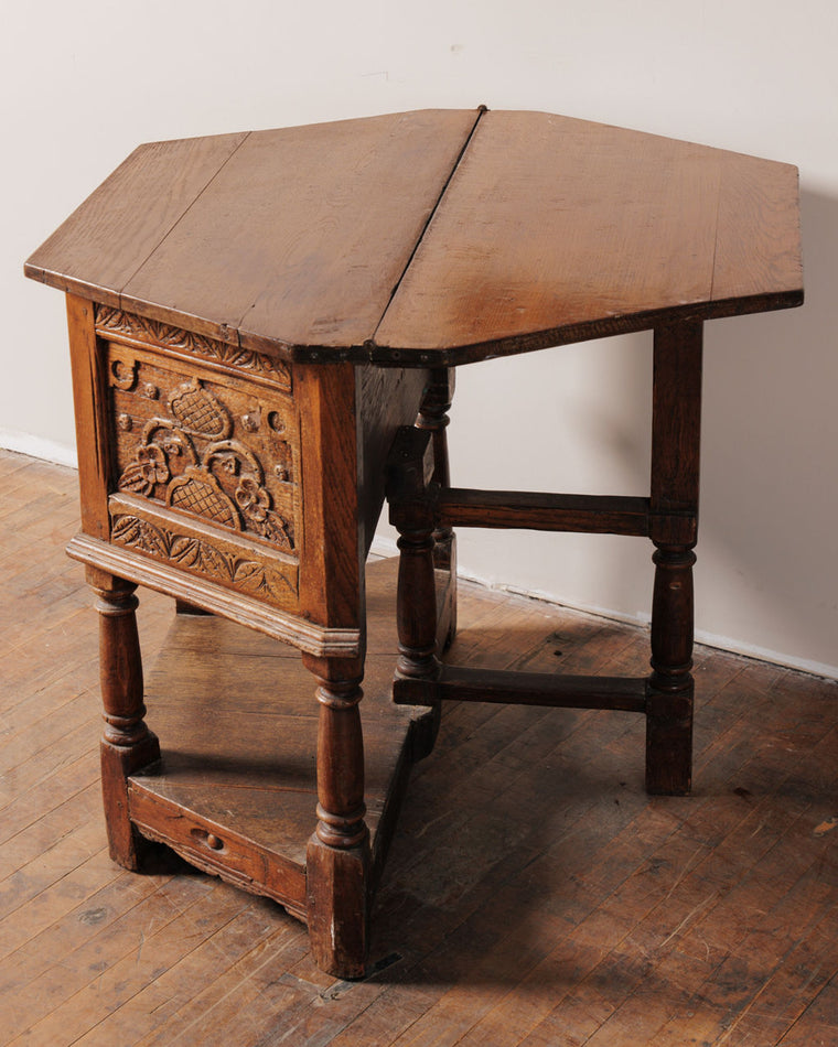 19th c. Oak Side Table