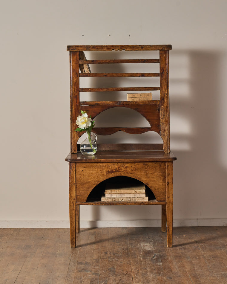 19th c. French Dish Cupboard