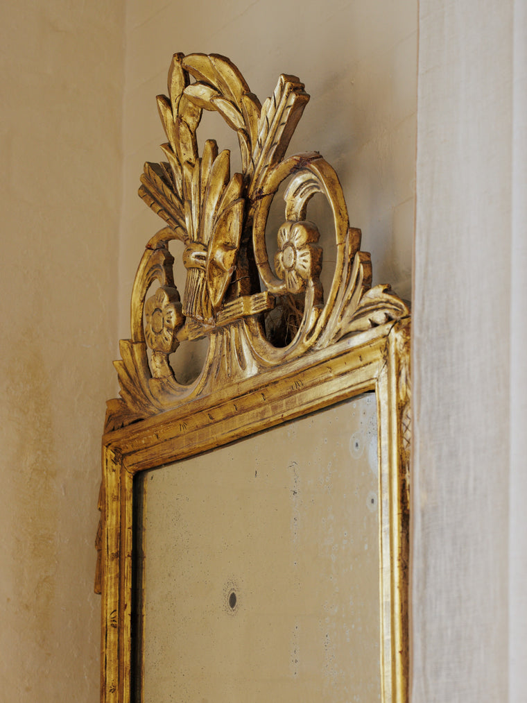 Antique French Gilt Mirror