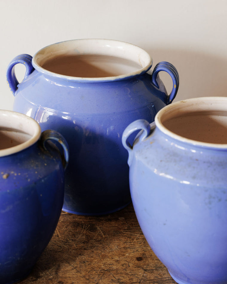 Blue Tolosane Pot