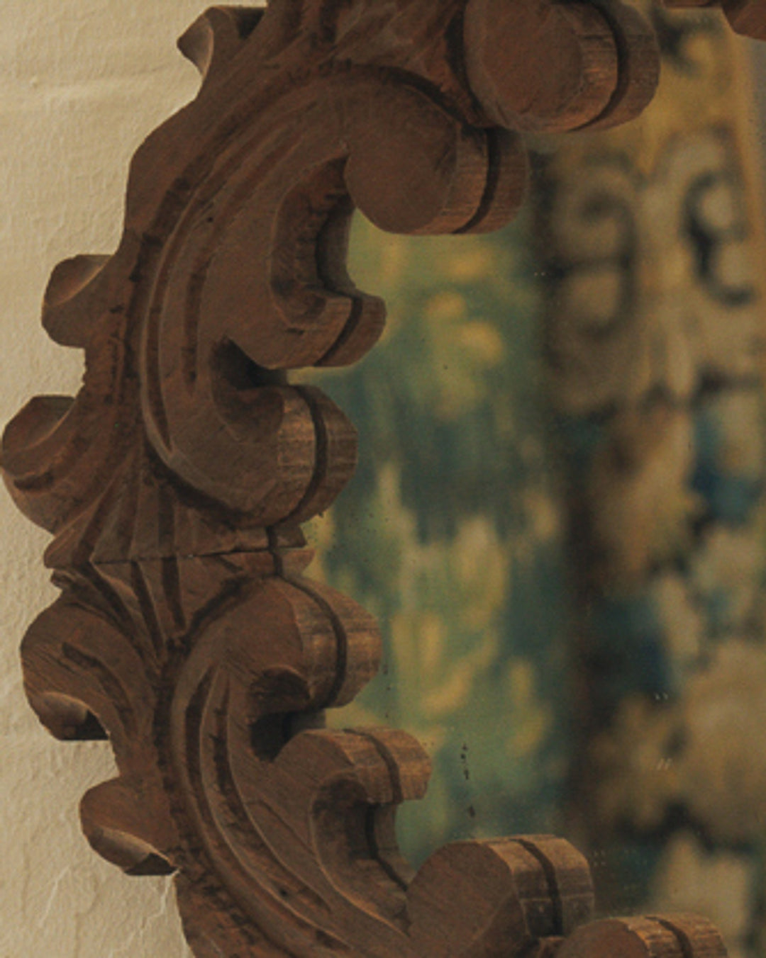 Vintage Teak Mirror