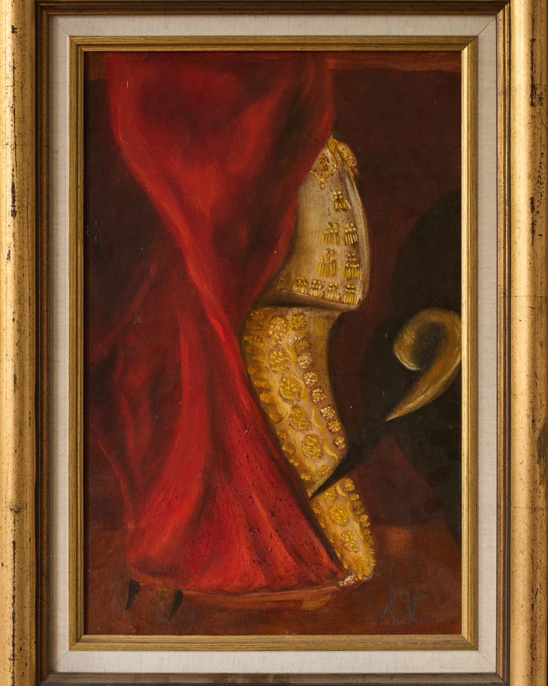 The Bullfighter Oil Artwork