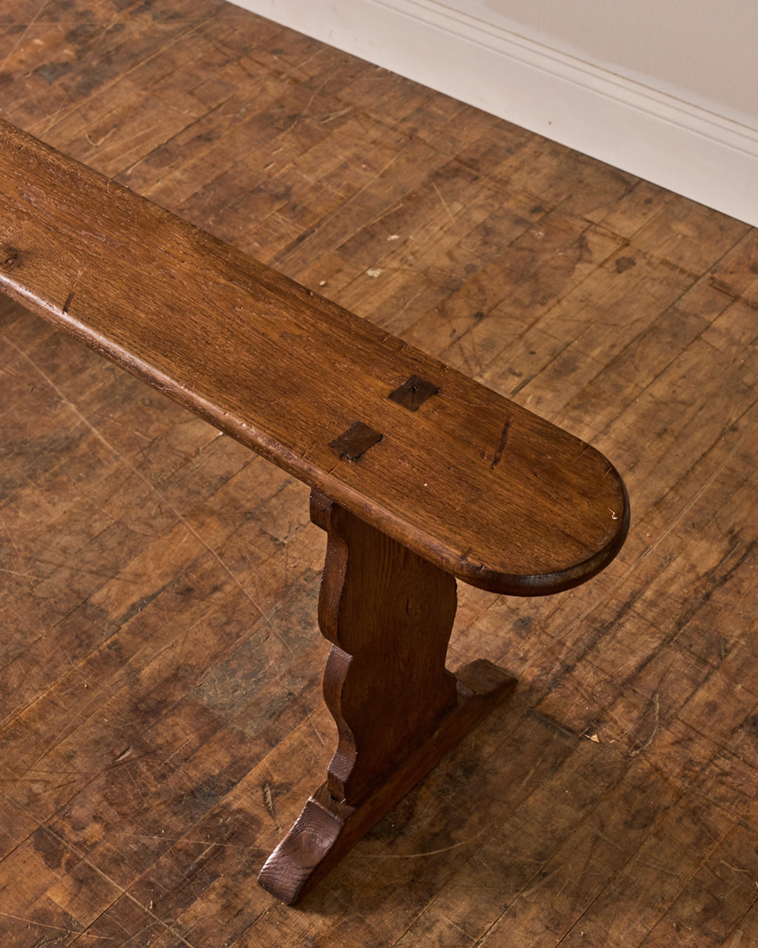 19th c. French Oak Bench