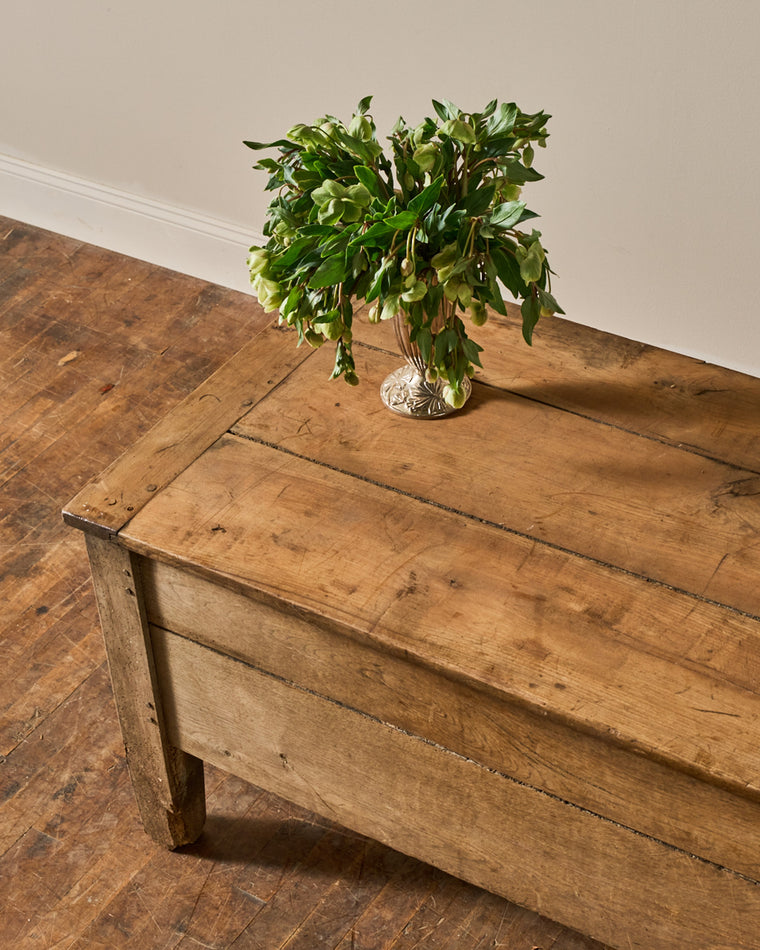 French Oak Low Console