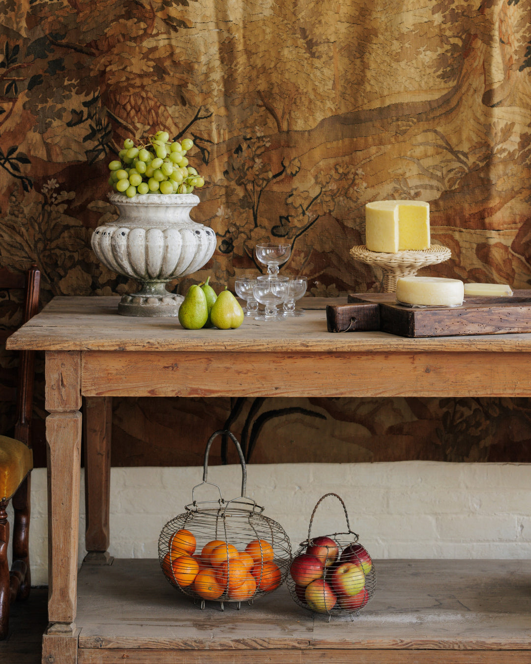Cast Iron White Medici Urns