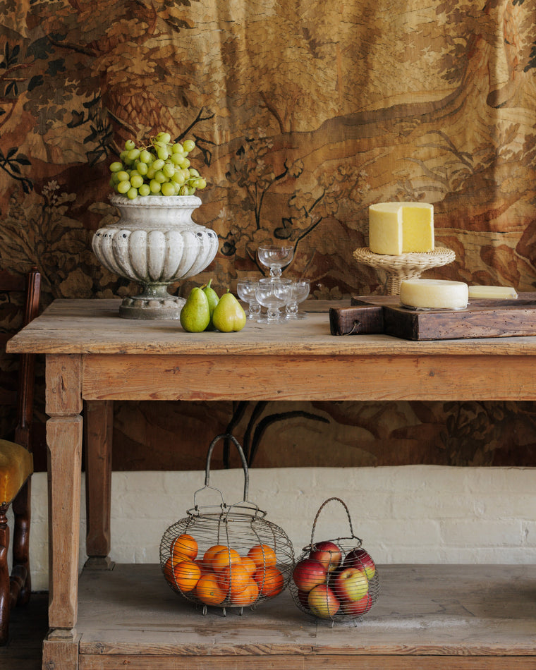 Cast Iron White Medici Urns
