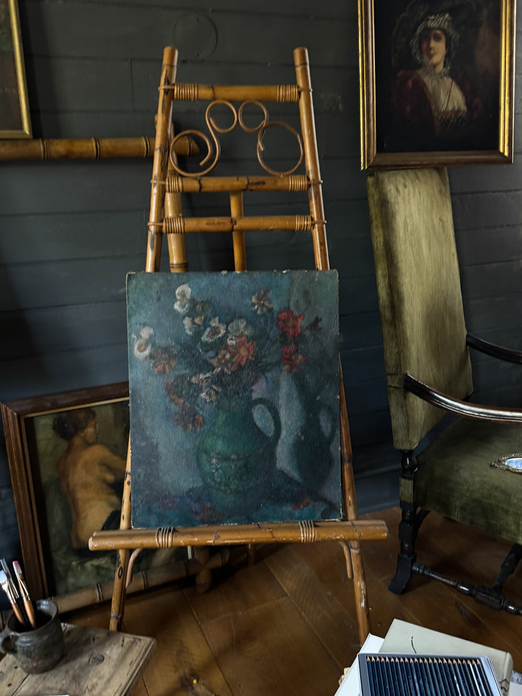 Expressionist Still Life Painting of Flowers