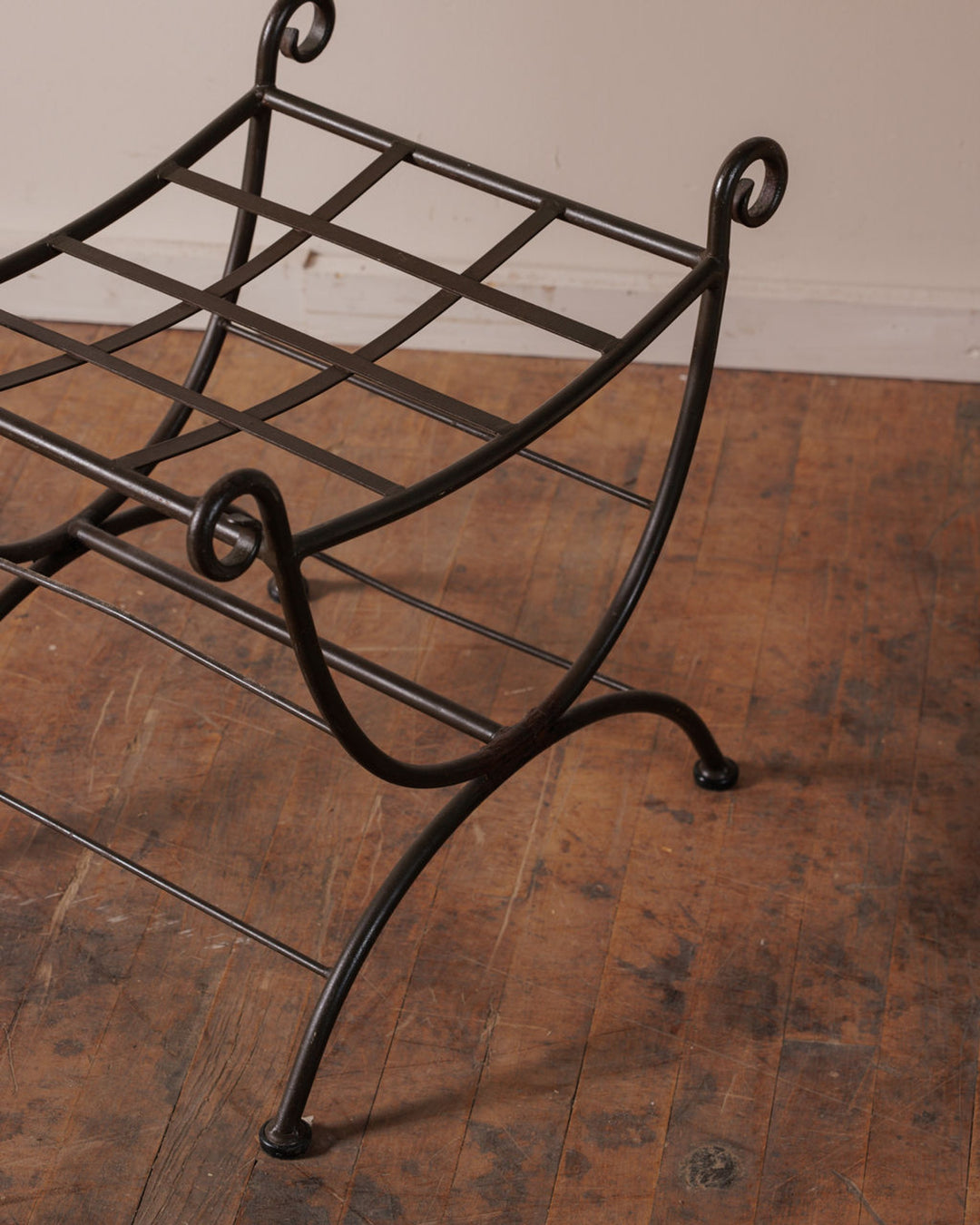 French Wrought Iron Stool