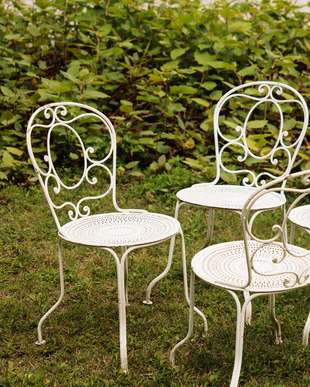 French Garden Chairs - Set of 4