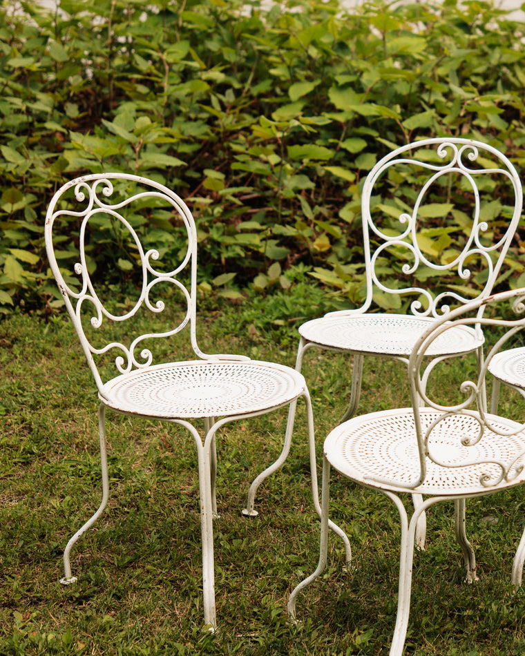 French Garden Chairs - Set of 4