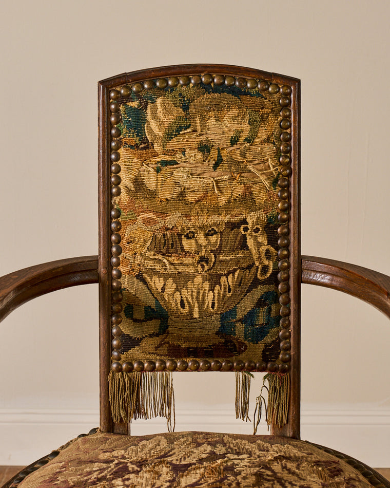 19th c. French Tapestry Armchair