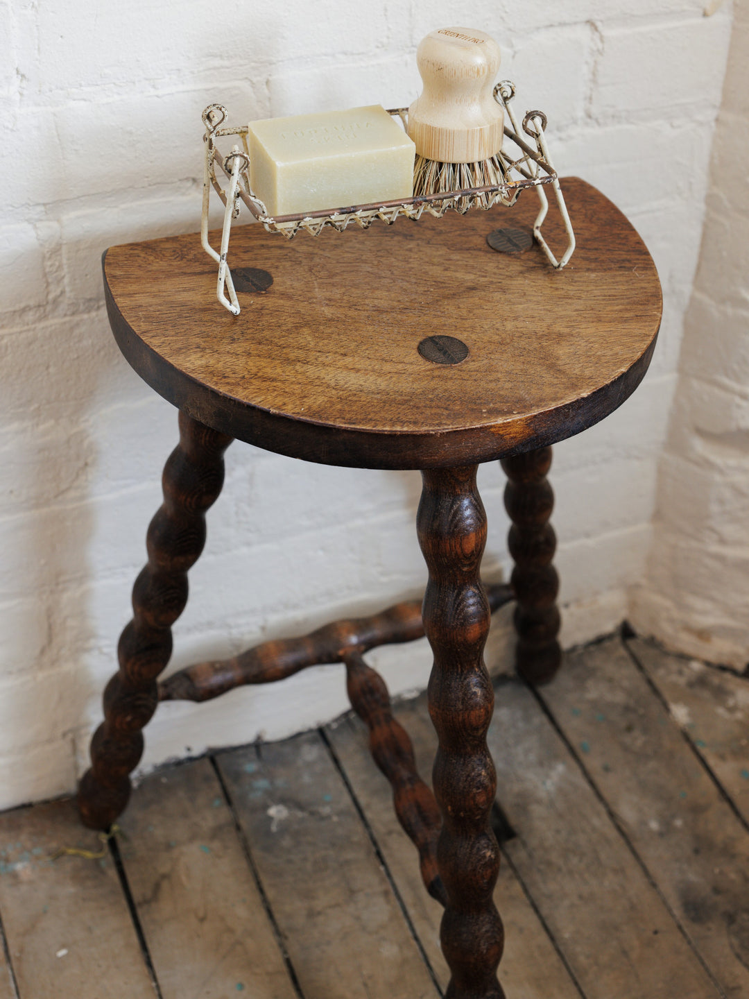 French Demi Lune Stool