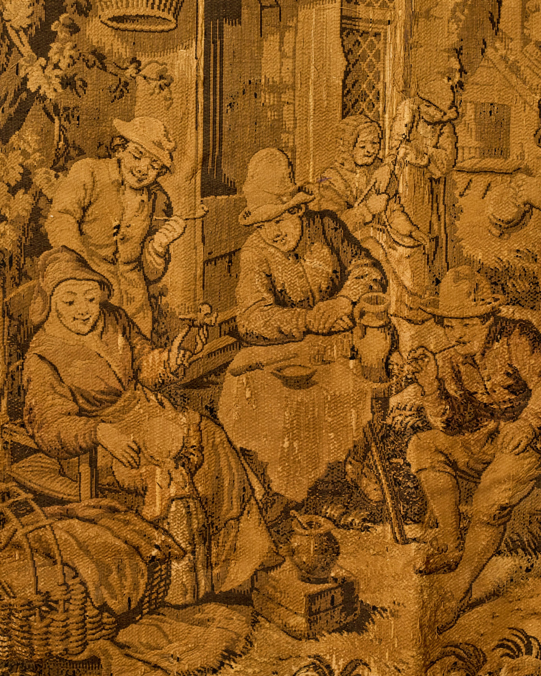 French Tapestry - Village Life