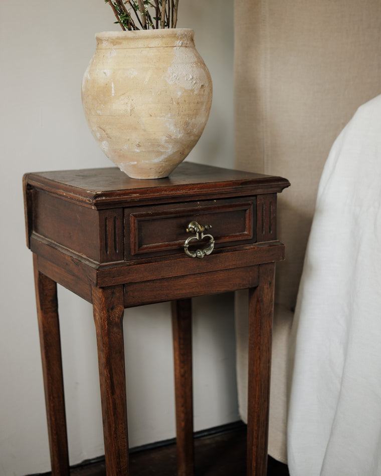 Antique Oak Nightstands (Set of 2)