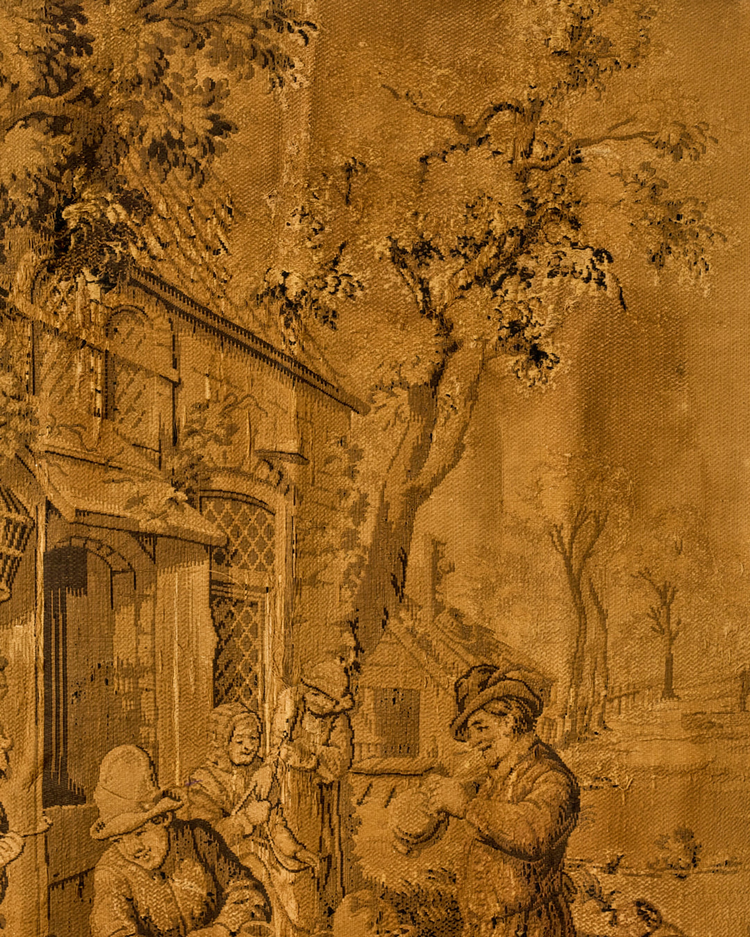 French Tapestry - Village Life