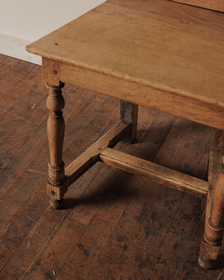 19th c. Oak Monastery Chair