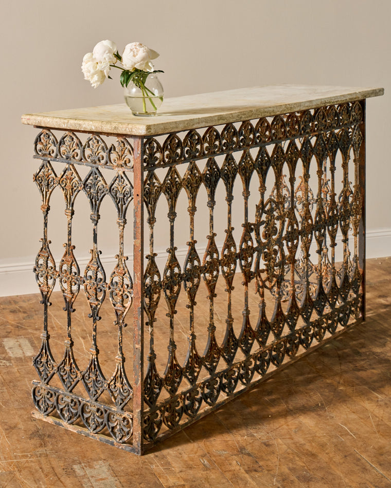19th c. Marble Console