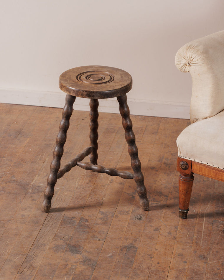 French Bobbin Stool