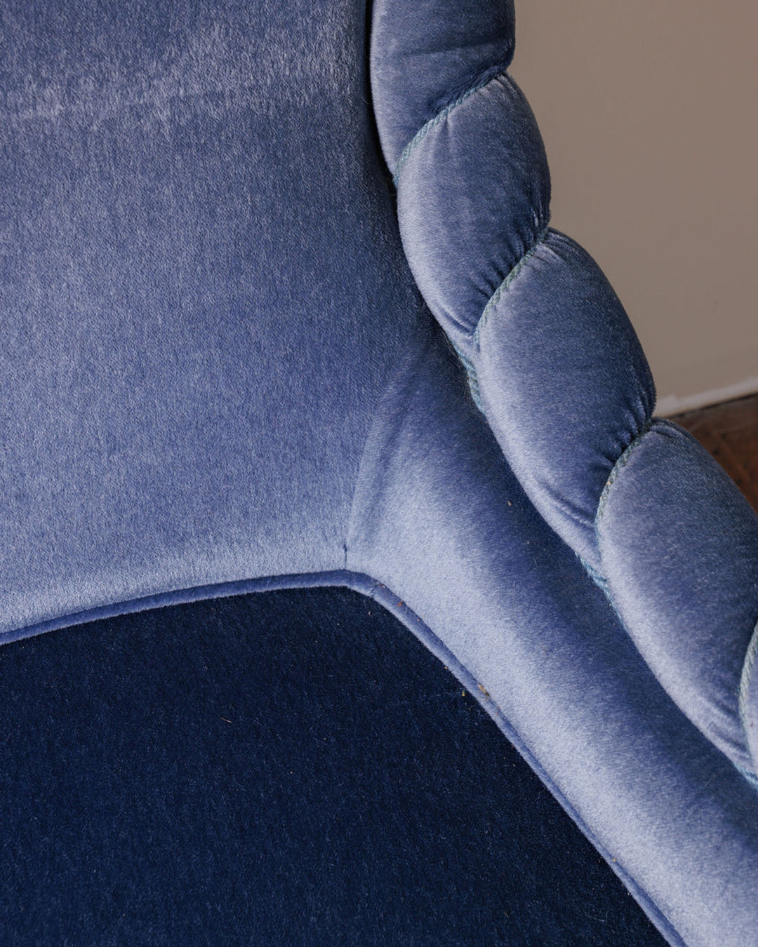 Napoleon III Cobalt Loveseat