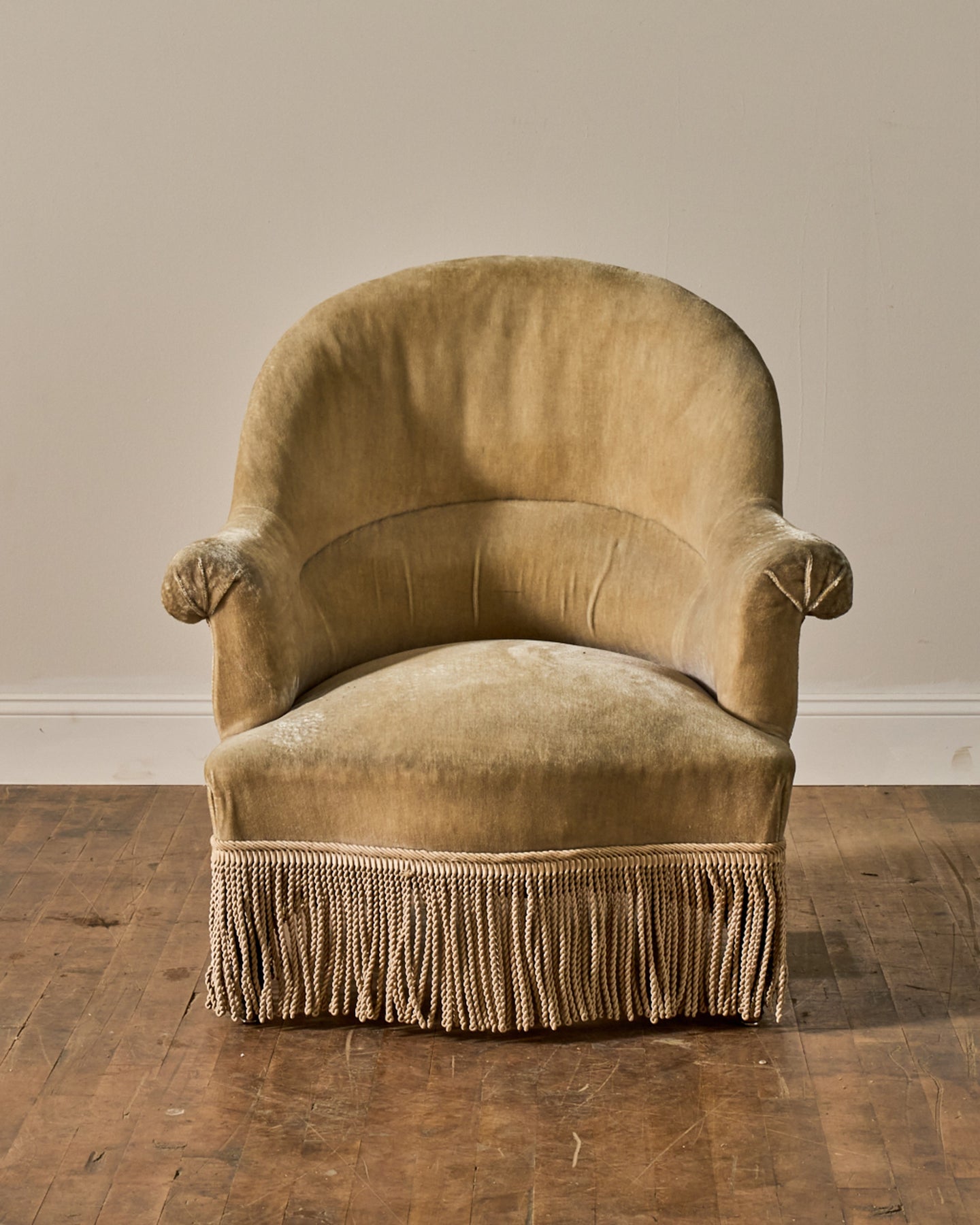 Mustard Napoleon III Armchair