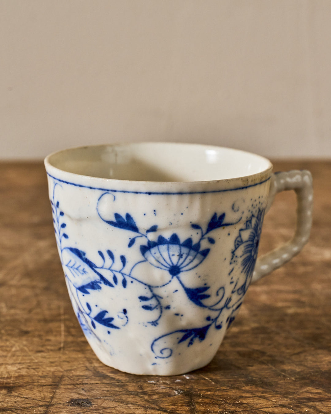 Blue Onion Teacup & Saucer
