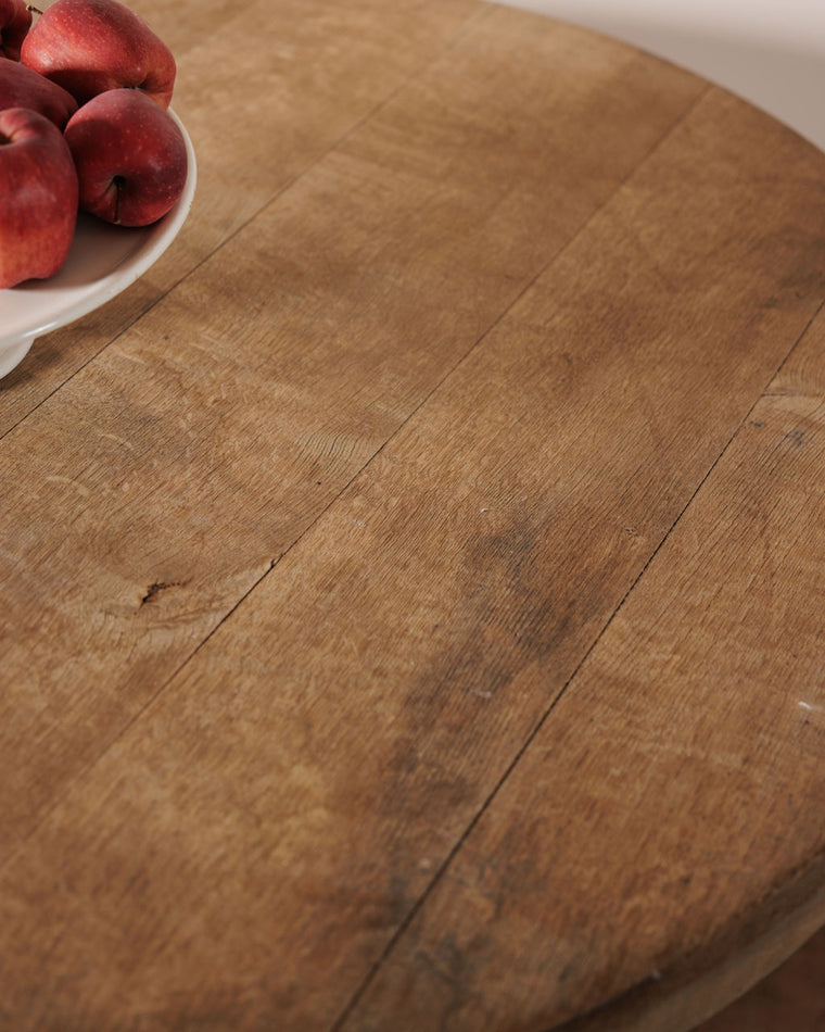 Oak Round Dining Table