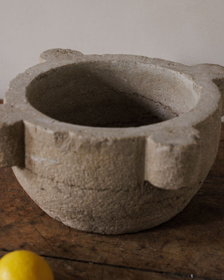 Antique Stone Mortar - XL